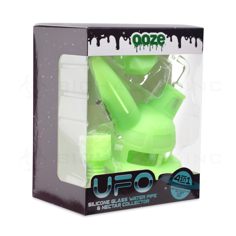 Ooze® | 4-in-1 UFO Hybrid Silicone Nectar Collector & Water Pipe | Various Colors Nectar Collector Ooze   
