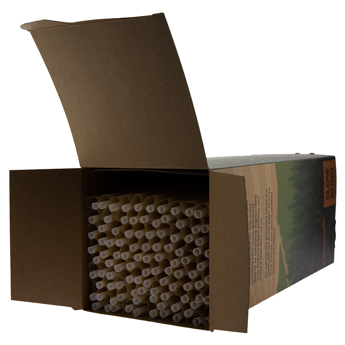 Cannarolla® | Pre-Rolled Cones 1¼ Size | 84mm - Organic Hemp Paper - 900 Count Pre-Rolled Cones Biohazard Inc   