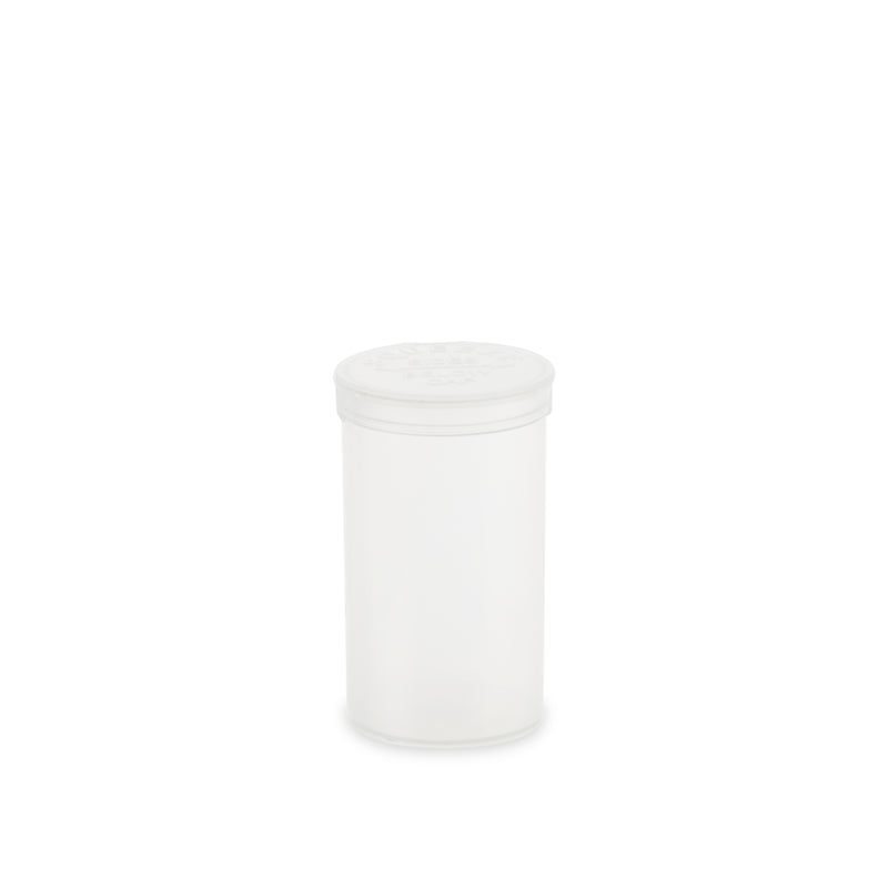 Child Resistant | PHILIPS­ RX™ Various Colors Pop Top Bottles | 19dr - 3.5g - 225 Count Child Resistant Pop Top Bottle Philips RX Clear  
