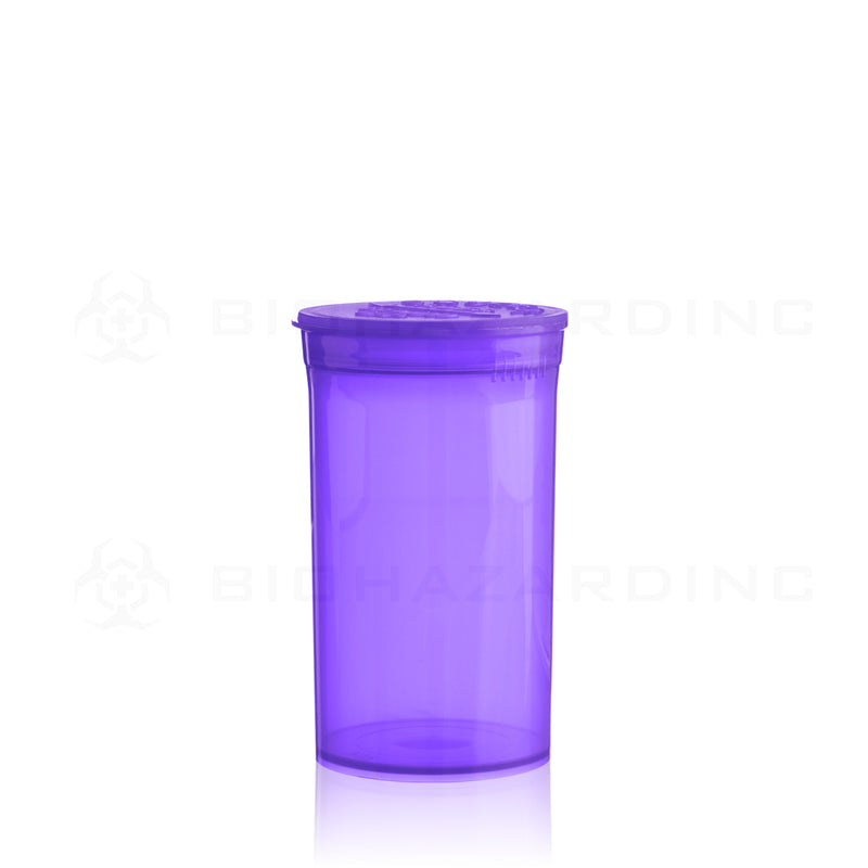 Child Resistant | PHILIPS­ RX™ Various Colors Pop Top Bottles | 19dr - 3.5g - 225 Count Child Resistant Pop Top Bottle Philips RX Violet  