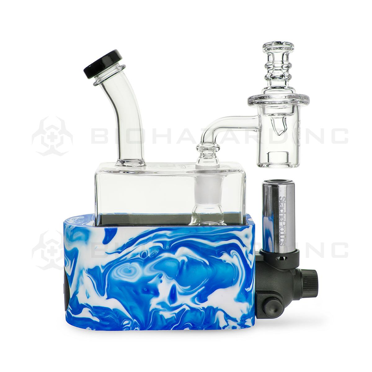 Stache Products | RIO Rig in One Portable Dab Rig | Various Colors Dab Rig Stache Products Blue  