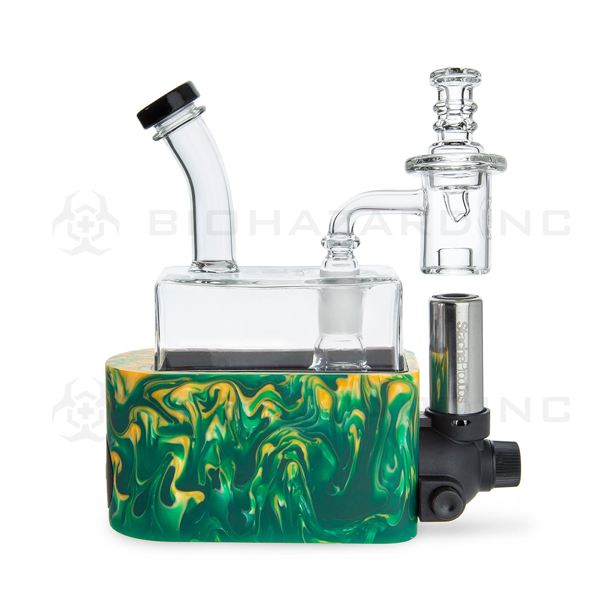 Stache Products | RIO Rig in One Portable Dab Rig | Various Colors Dab Rig Stache Products Green  