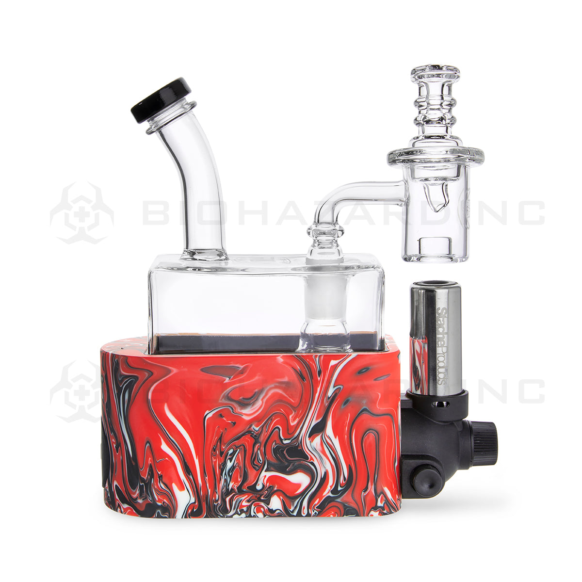 Stache Products | RIO Rig in One Portable Dab Rig | Various Colors Dab Rig Stache Products Red  