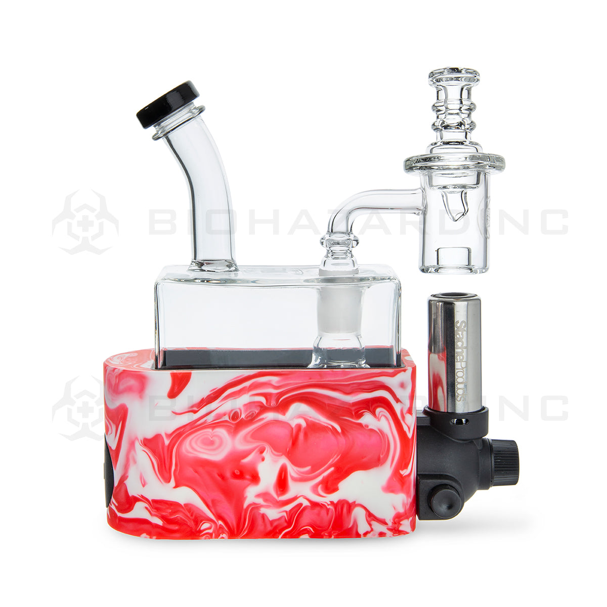 Stache Products | RIO Rig in One Portable Dab Rig | Various Colors Dab Rig Stache Products Hot Pink  