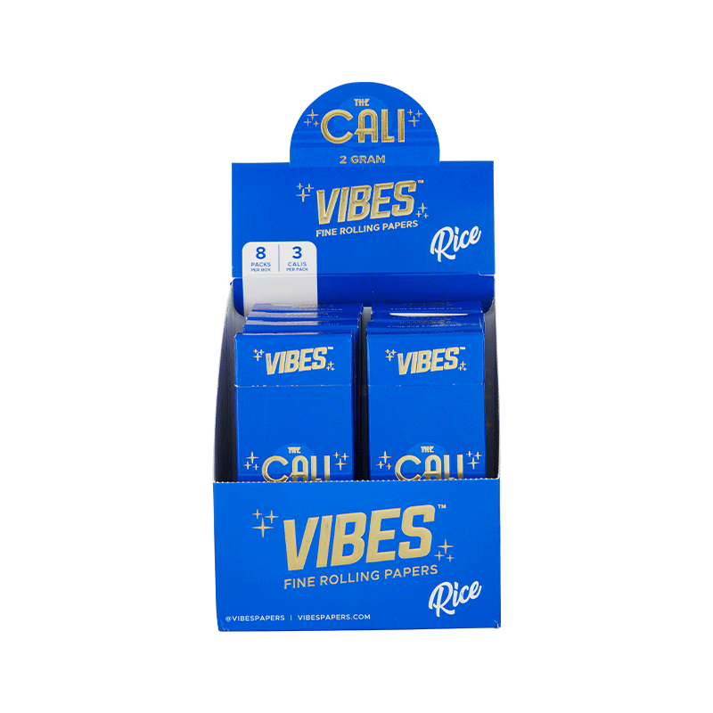 VIBES® | The CALI 2 Gram Pre-Rolled Cones | 110mm - Rice - 8 Count Pre-Rolled Cones Vibes   