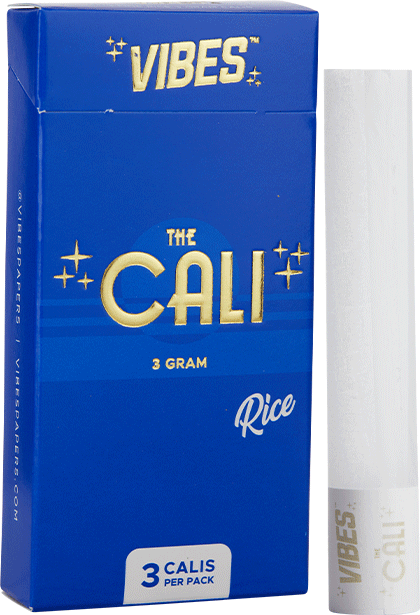 VIBES® | The CALI 3 Gram Pre-Rolled Cones | 110mm - Rice - 8 Count Pre-Rolled Cones Vibes   