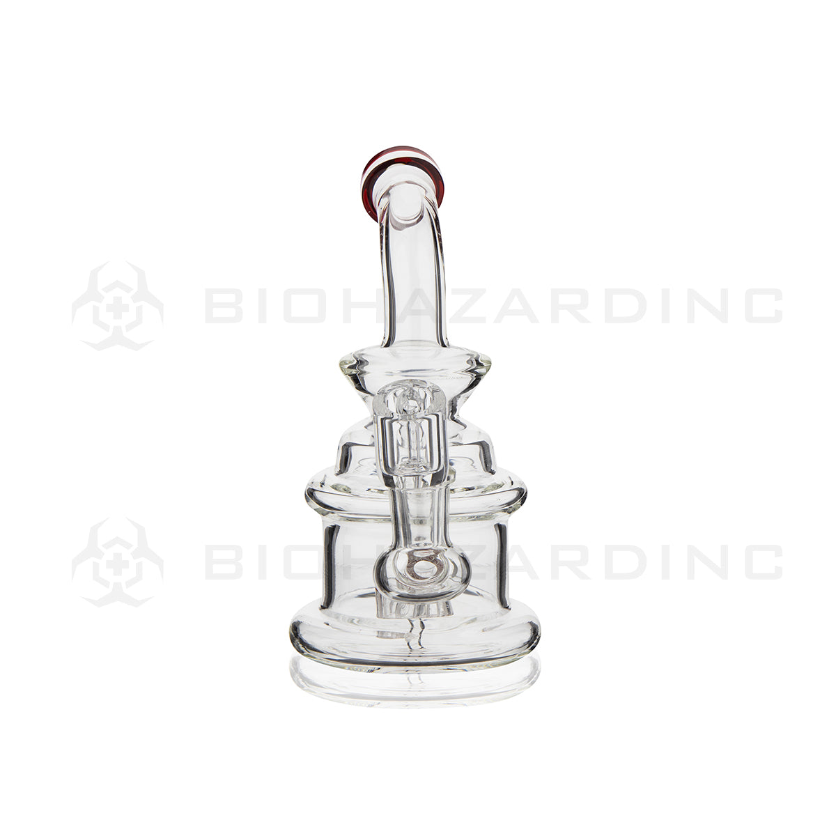 Dab Rig | Compact Glass Rig | 6" - 14mm - Various Colors Dab Rig Biohazard Inc   