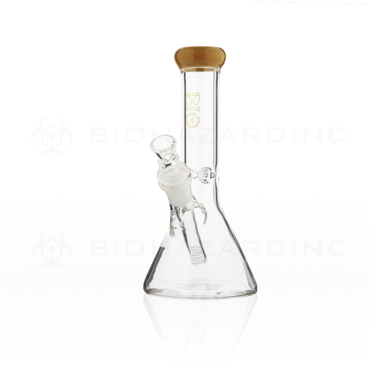 BIO Glass | Classic Mini Beaker Water Pipe | 8" - 14mm Glass Bong Biohazard Inc Carmel  