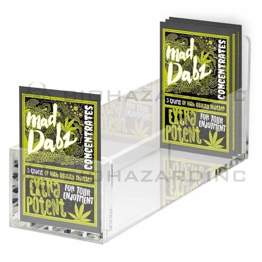 Acrylic Display for shatter 3.25" x 10.25" Acrylic Display Biohazard Inc   