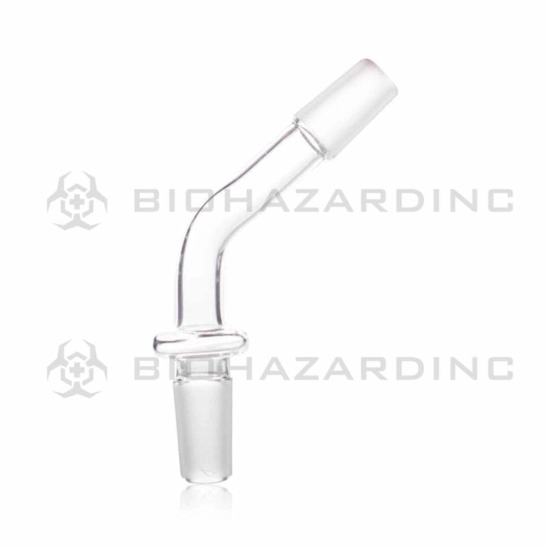 Adapter | Curved 14mm/14mm Male - 20 Count Glass Bong Adapter Biohazard Inc   