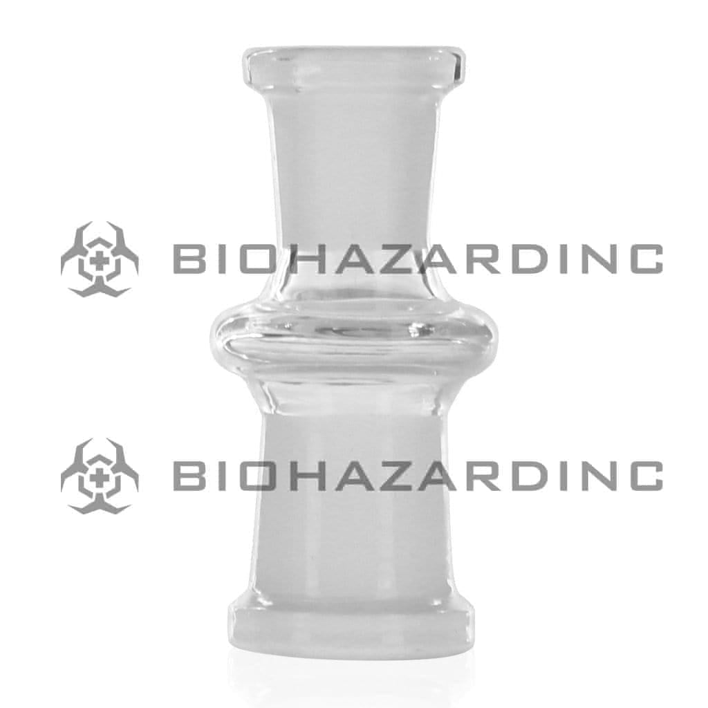 Adapter | Straight 19mm/14mm Female Glass Bong Adapter Biohazard Inc   