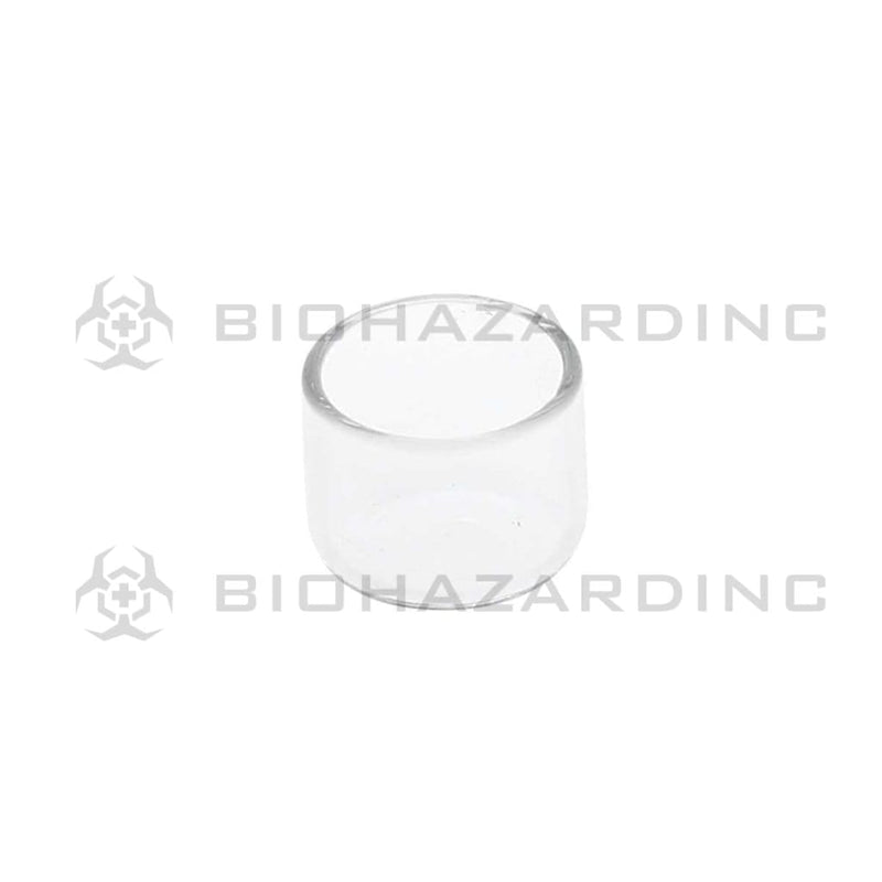 Banger | Flat Top Dish 2mm | Clear Quartz Banger Biohazard Inc   