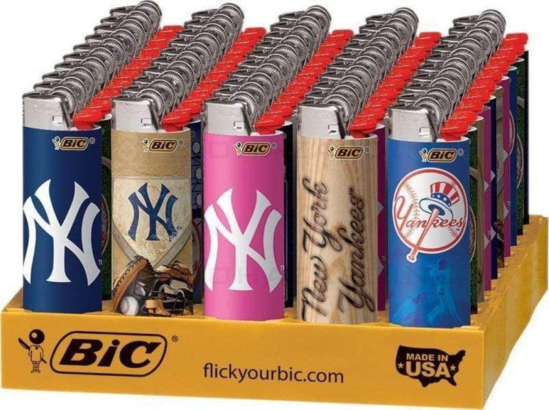 BIC® | 'Retail Display' MLB NY Yankees Special Edition Lighters | 50 Count Lighters BIC   