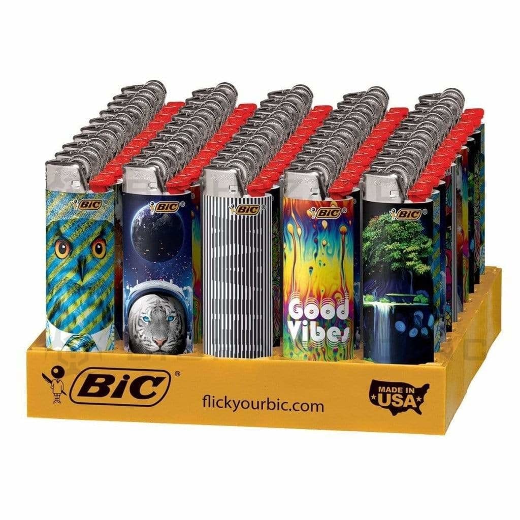 BIC® | 'Retail Display' Prismatic Special Edition Lighters | 50 Count Lighters BIC   