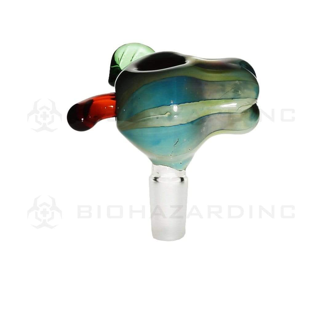 Novelty | Apple Bowl | 14mm - Various Colors Glass Bowl Biohazard Inc Green  