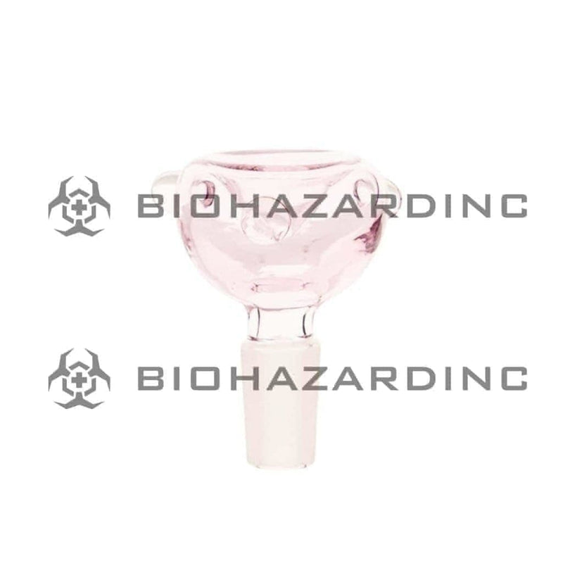 Bowl | Classic Bowl | 14mm - Various Colors Glass Bowl Biohazard Inc Pink  