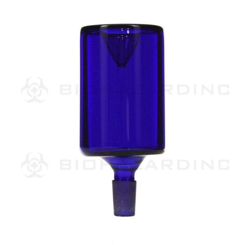Bowl | Cylinder Bowl 50mm | 14mm - Various Colors Glass Bowl Biohazard Inc Blue  
