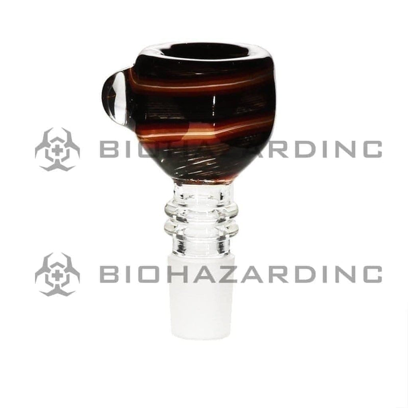 Bowl | Hexagon Bowl | 19mm - Various Colors Glass Bowl Biohazard Inc Red Fire  