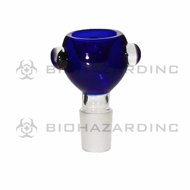 Bowl | Marble Bowl | 19mm - Various Colors Glass Bowl Biohazard Inc Blue  