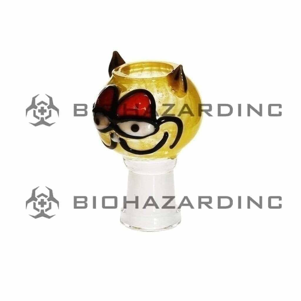 Novelty | Cat Dome | 19mm - Yellow 19mm Dome Biohazard Inc   