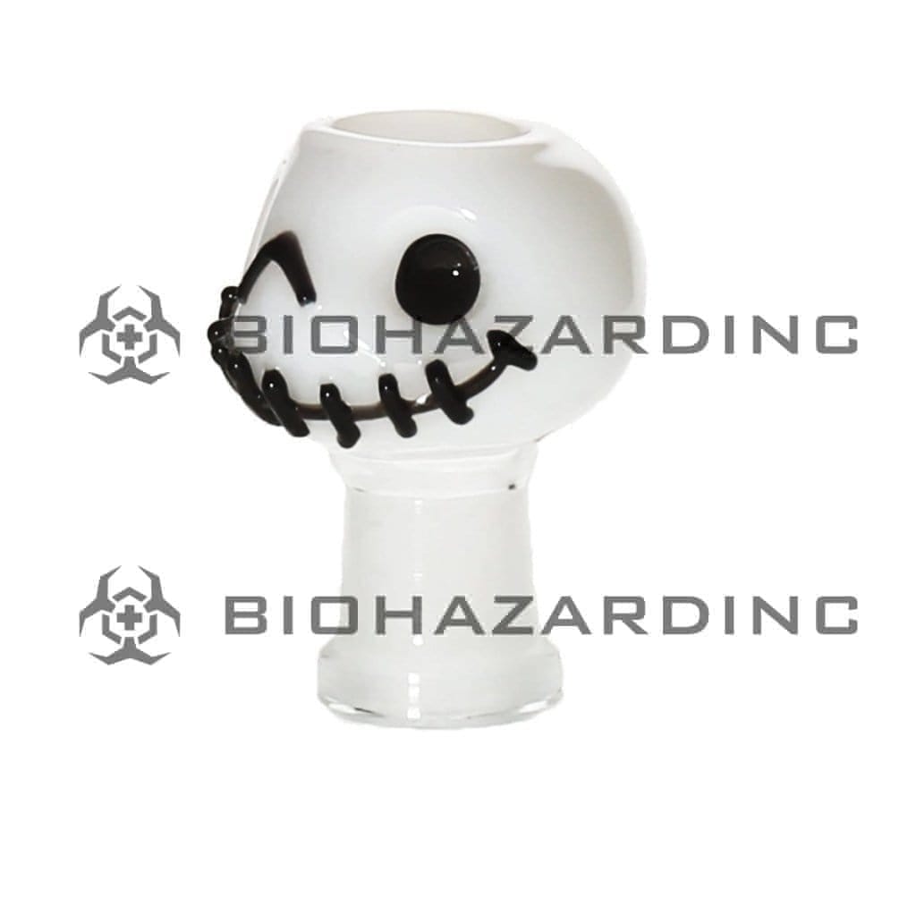 Novelty | Jack Skeleton Dome | 19mm - White & Black 19mm Dome Biohazard Inc   