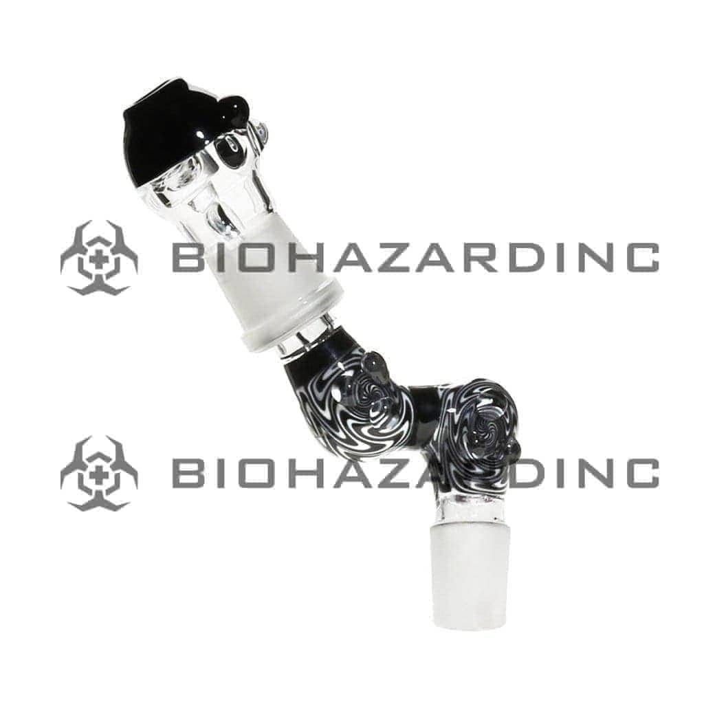 Dome | Reversal Bent Oil Dome Male | 19mm - Assorted Colors 19mm Dome Biohazard Inc   