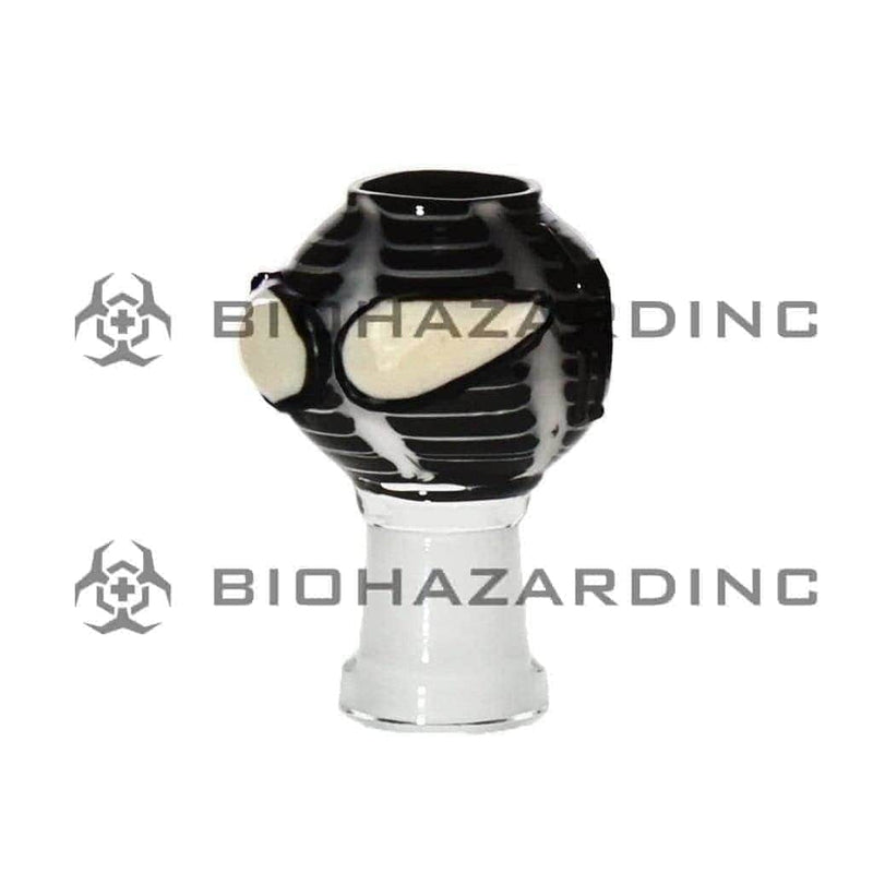 Novelty | Spidey Dome Female |19mm - Glass - Black 19mm Dome Biohazard Inc   