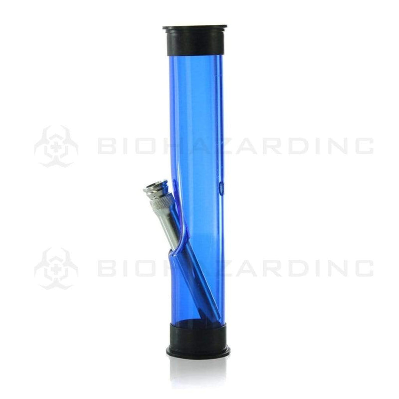 Acrylic | Traveler Straight Water Pipe | 6" - Slide - 10 Count Acrylic Bong Biohazard Inc   