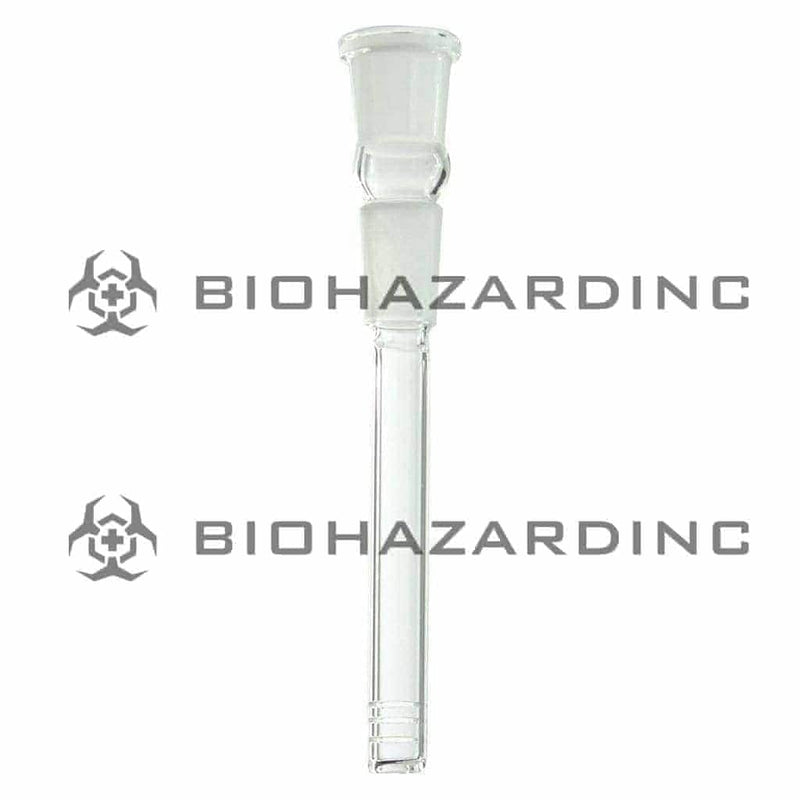 Downstem | 19mm Joint / 19mm Bowl | Clear Downstem Biohazard Inc 3"  