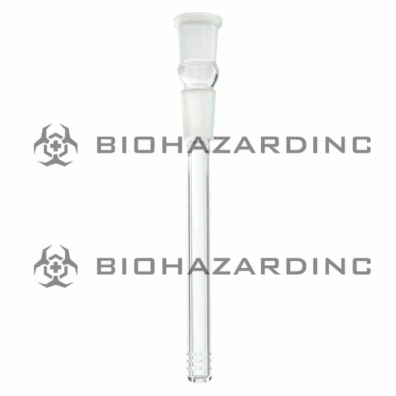 Downstem | 19mm Joint / 19mm Bowl | Clear Downstem Biohazard Inc 4"  