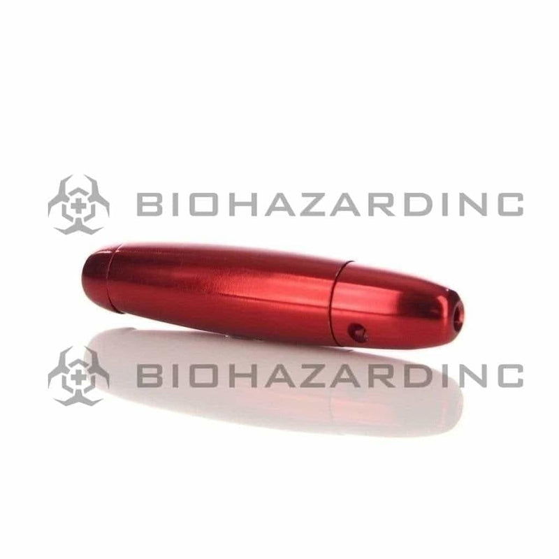 Hand Pipe | Cooler Annodized Metal Hand Pipe | 3.5" - Metal - Assorted Colors Metal Hand Pipe Biohazard Inc   