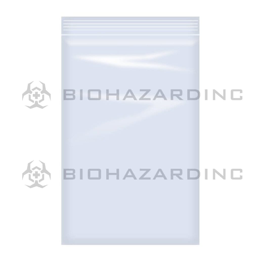 Zip Lock | Plastic Zip Lock Baggies | 6" x 9" - Clear - 1000 Count Storage Bag Biohazard Inc   