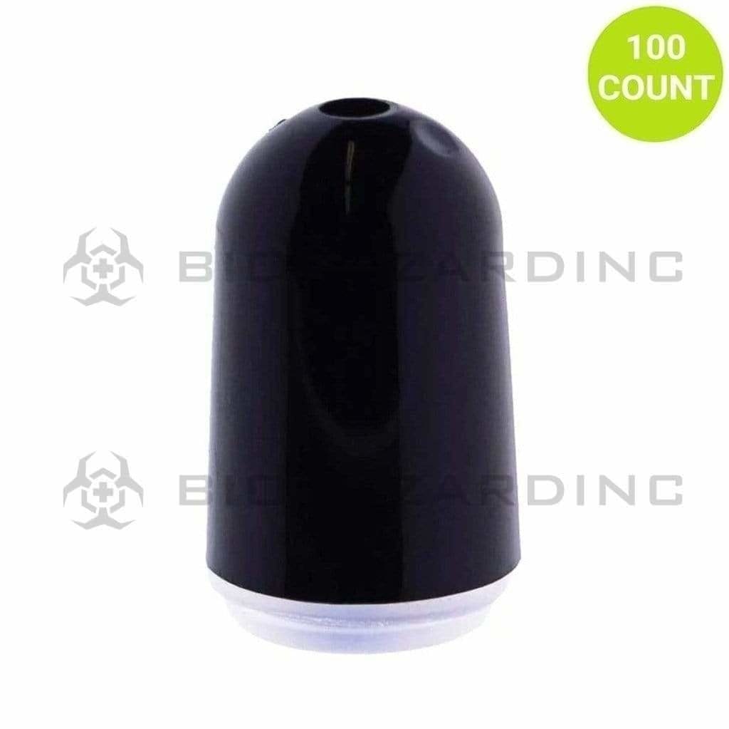Black Vaporizer Mouthtips - 100 Count Vape Accessory Biohazard Inc   