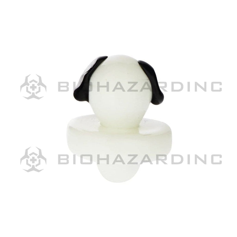 Novelty | Dog Carb Cap | White Carb Cap Biohazard Inc   