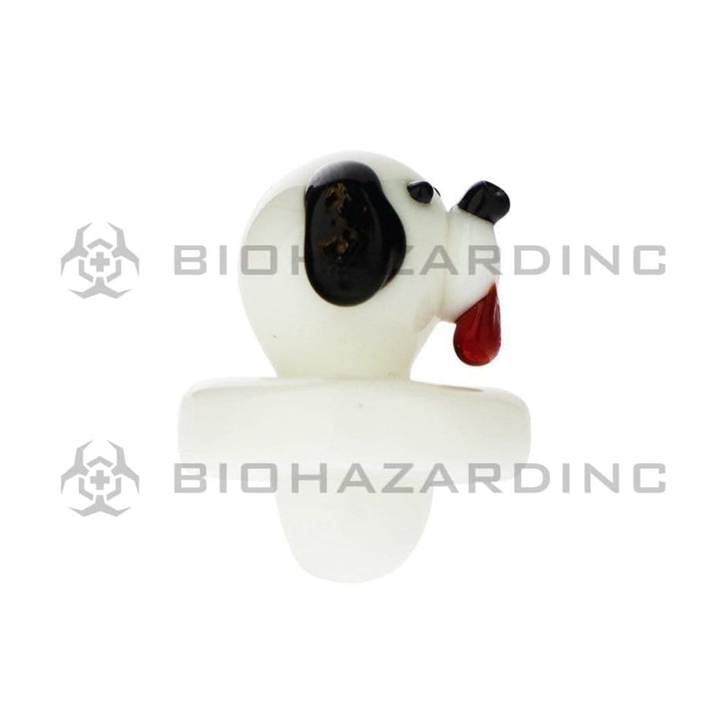 Novelty | Dog Carb Cap | White Carb Cap Biohazard Inc   