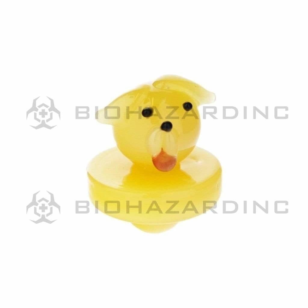 Novelty | Yellow Dog Glass Carb Cap Carb Cap Biohazard Inc   