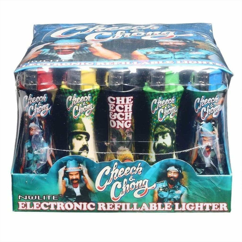 Cheech & Chong | Refillable Curve Lighters | Series A - 50 Count Lighters Cheech and Chong   