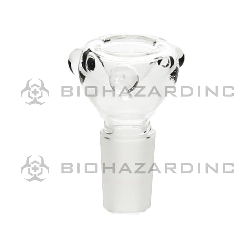 Bowl | Clear Bowl | 19mm - Clear - 10 Count Glass Bowl Biohazard Inc   