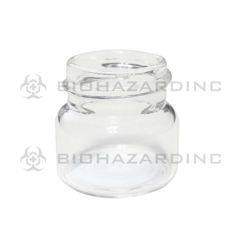 Concentrate Containers | Clear Shoulderless Glass Vials | 28mm - 5mL - 144 Count Glass Vial Biohazard Inc   