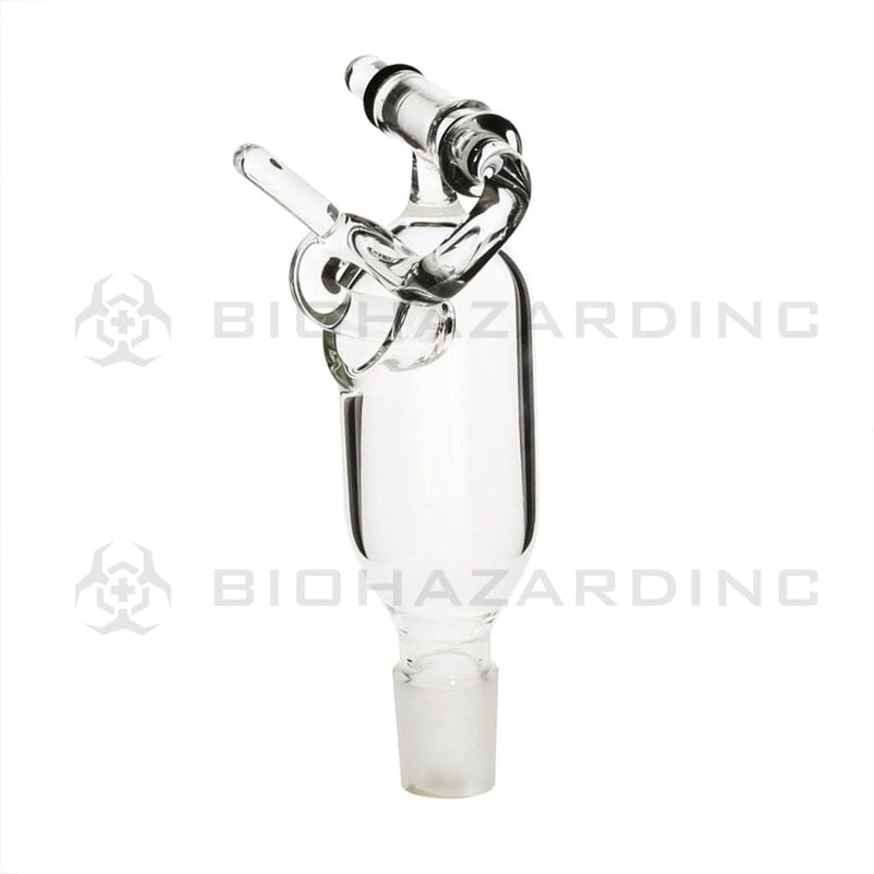 Bowl | Concentrate Smasher Bowl | 19mm - Various Colors Glass Bowl Biohazard Inc Clear  