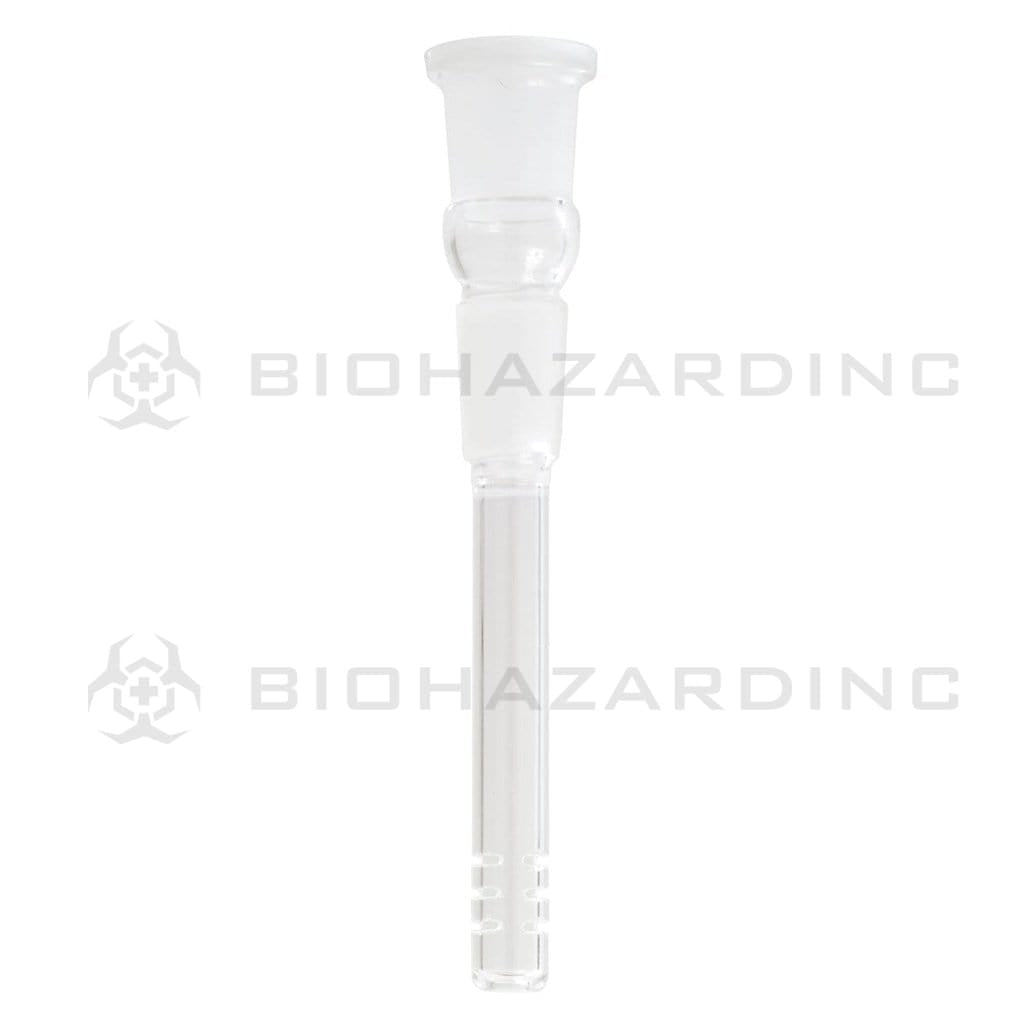Downstem | 14mm Joint / 14mm Bowl | Clear Downstem Biohazard Inc 2.5"  
