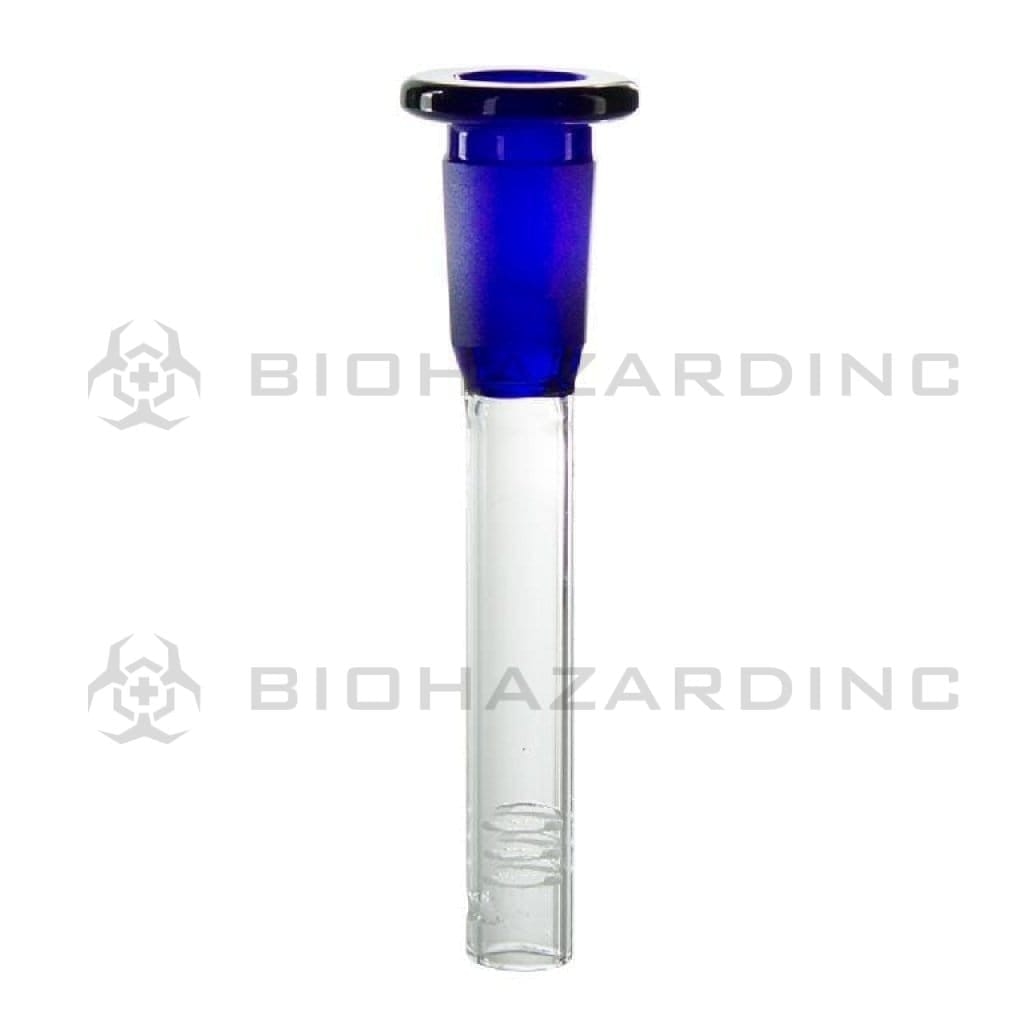 Downstem | 19mm Joint / 14mm Bowl | Various Colors Downstem Biohazard Inc 3" - Blue  