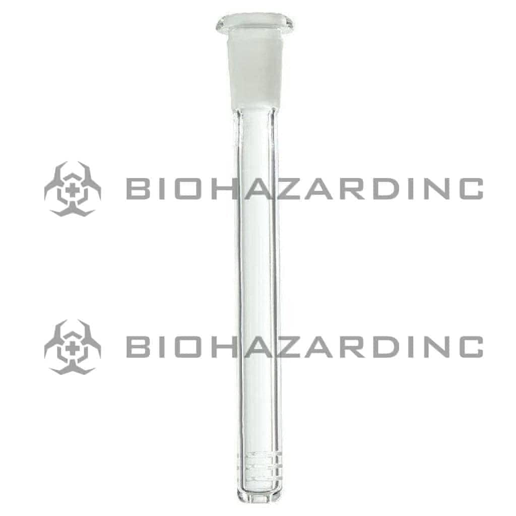 Downstem | 19mm Joint / 14mm Bowl | Clear Downstem Biohazard Inc 6"  
