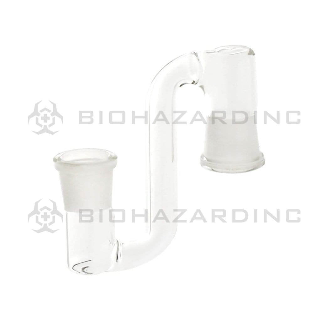 Drop Down | 19mm Female / 19mm Female - Various Styles Glass Drop Down Biohazard Inc Drop Down 90° Converter  