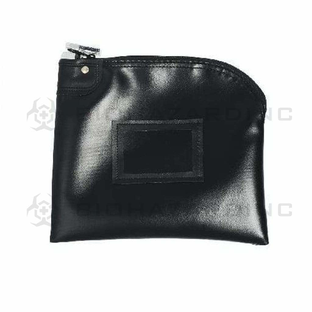 Expanded Vinyl Security Bag - Black | 10" x 8" Security Bag Biohazard Inc   