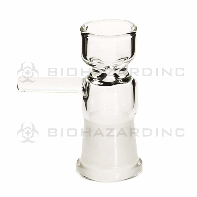 Bowl | Female Funnel Bowl w/ Handle | Clear - Various Sizes Glass Bowl Biohazard Inc 19mm  
