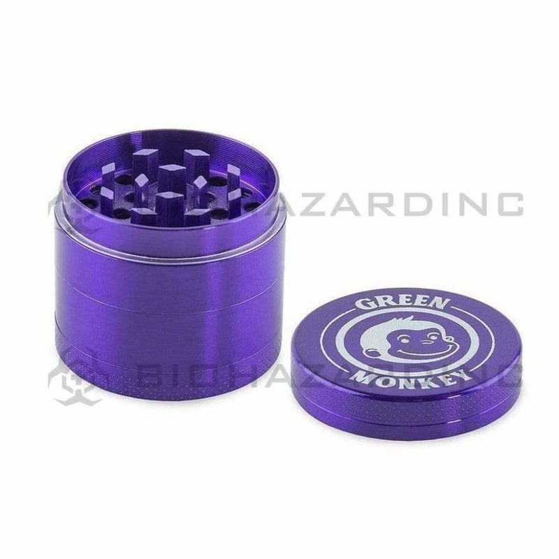Green Monkey | Capuchin Magnetic Metal Grinder | 4 Piece - 40mm - Various Colors Metal Grinder Green Monkey   