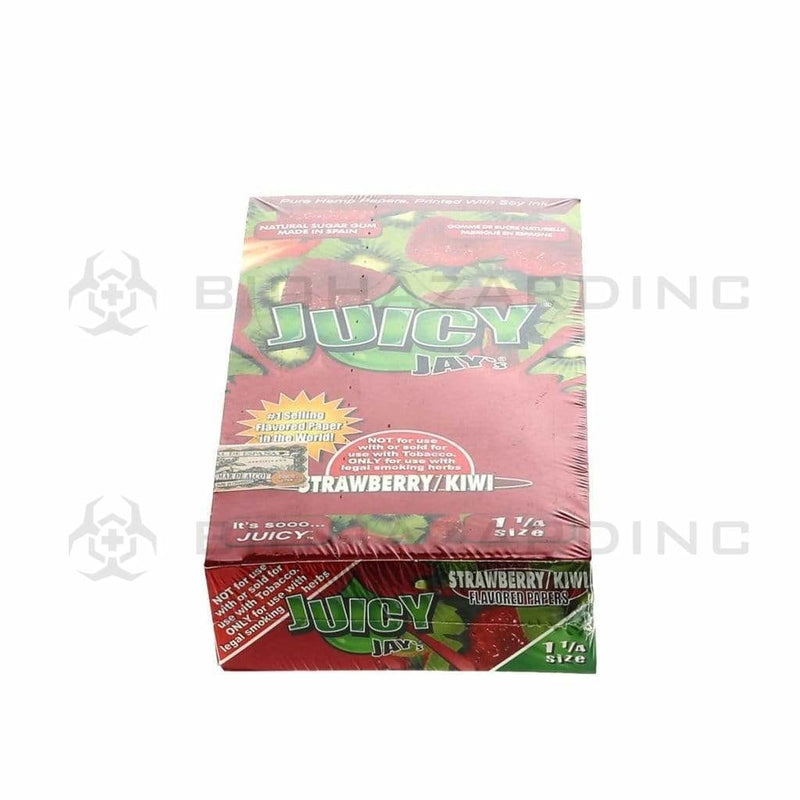Juicy Jay's® | Wholesale Flavored Rolling Papers Classic 1¼ Size | 78mm - Various Flavors - 24 Count Rolling Papers Juicy Jay's Strawberry Kiwi  
