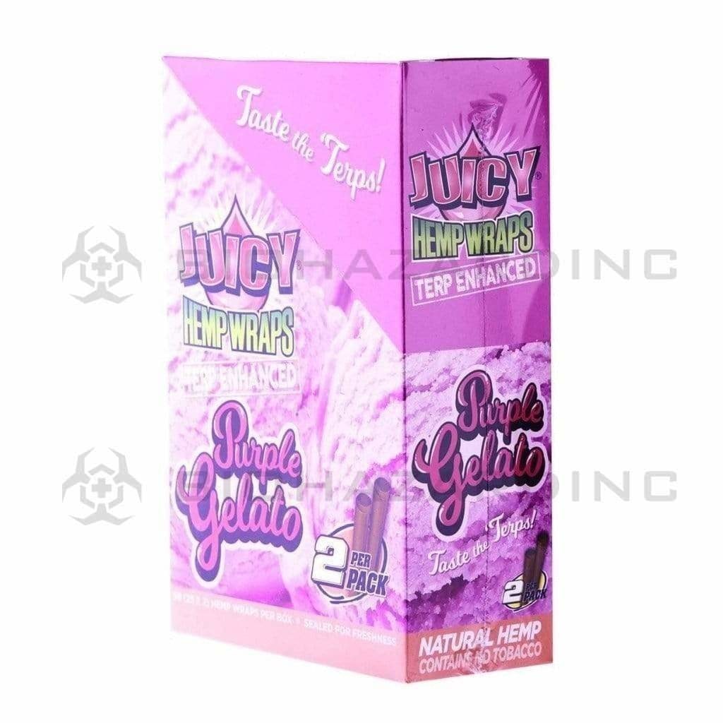 Juicy Jay's® | Hemp Blunt Wraps | Purple Gelato - 25 Count Hemp Wraps Juicy Jay's   