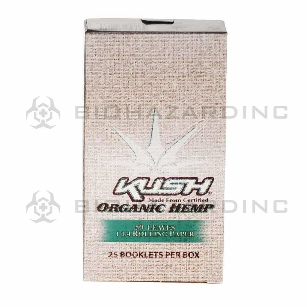 KUSH® | 'Retail Display' Organic Rolling Papers 1¼ Size | 78mm - Hemp Paper - 25 Count Rolling Papers Kush   